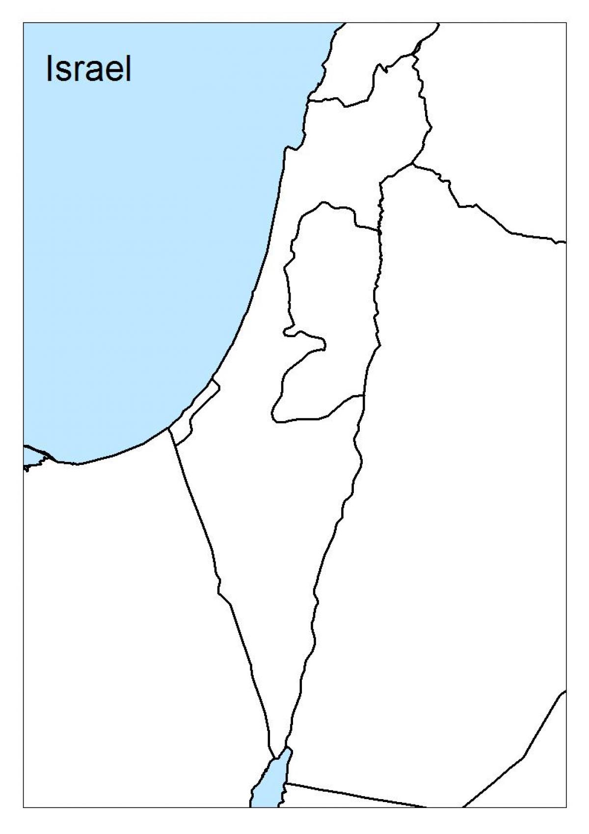 zemljevid izraela prazno