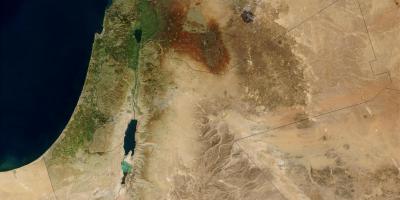 Zemljevid izraela, satelitska tv 